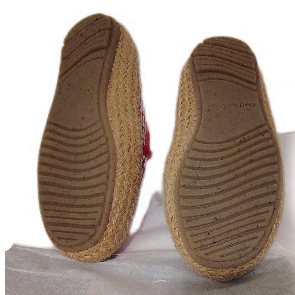 EMU Australia Girls Gum Kids Multicolor Woven Espadrilles Size K10 Casual Summer - Picture 6 of 6